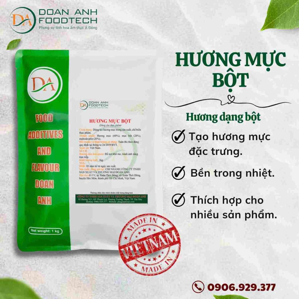 CHẤT TẠO HƯƠNG MỰC