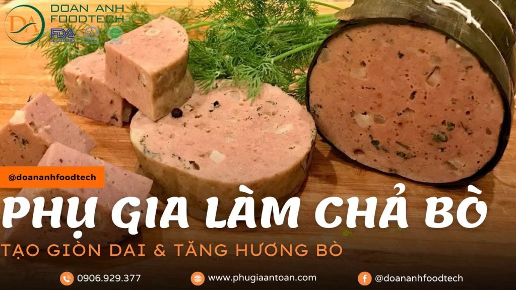 Phụ gia làm chả bò