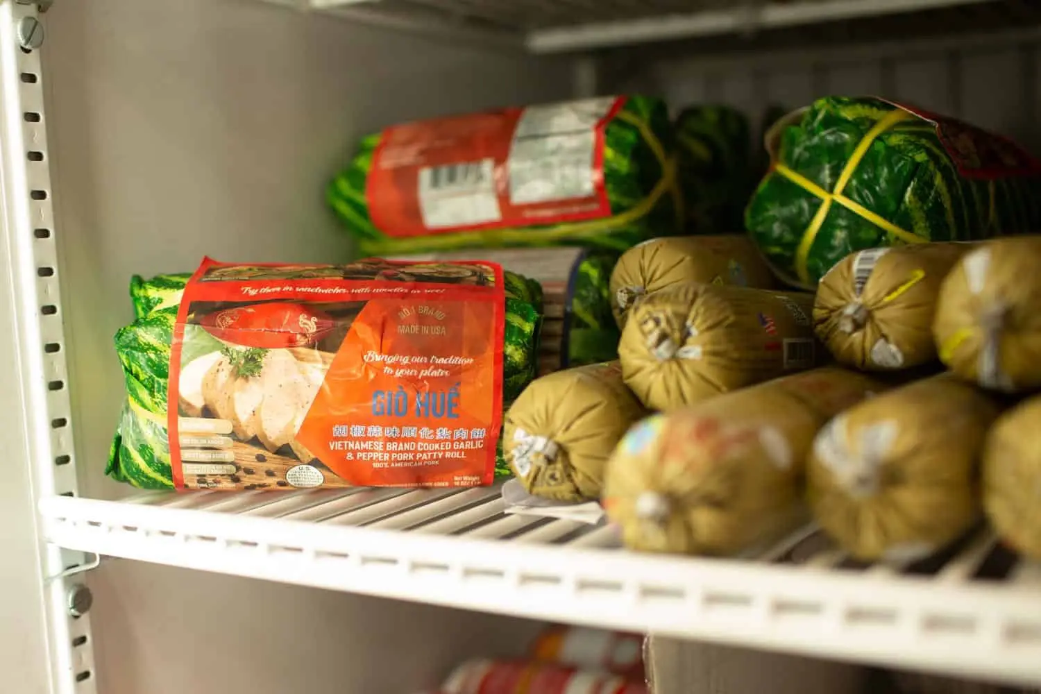 bảo quản giò chả trong tủ lạnh