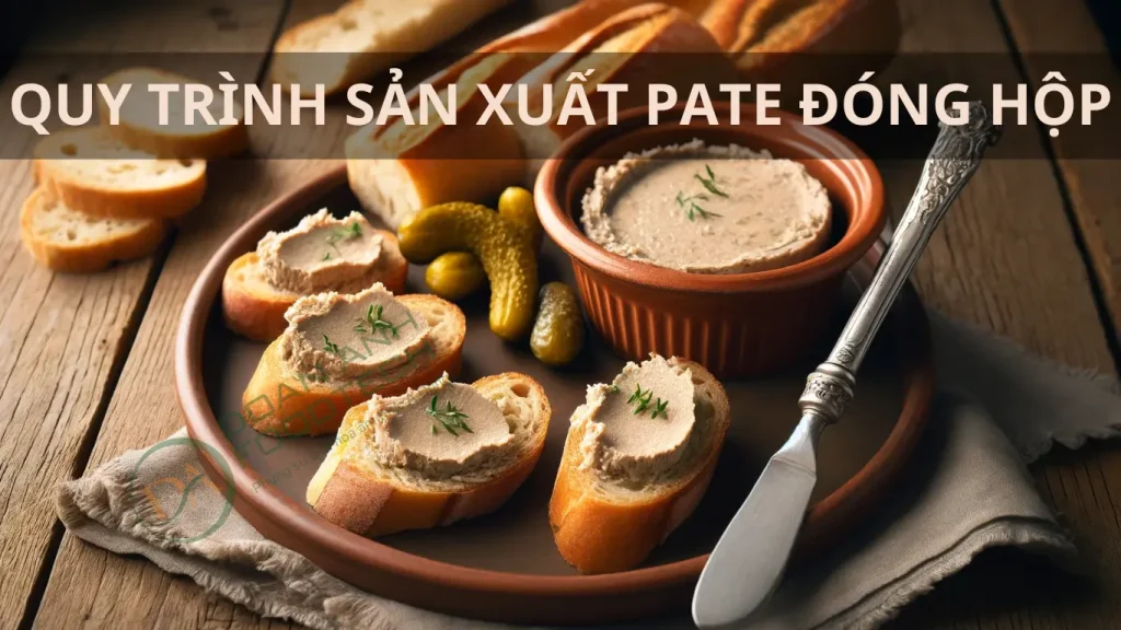 Quy trình sản xuất pate gan đóng hộp