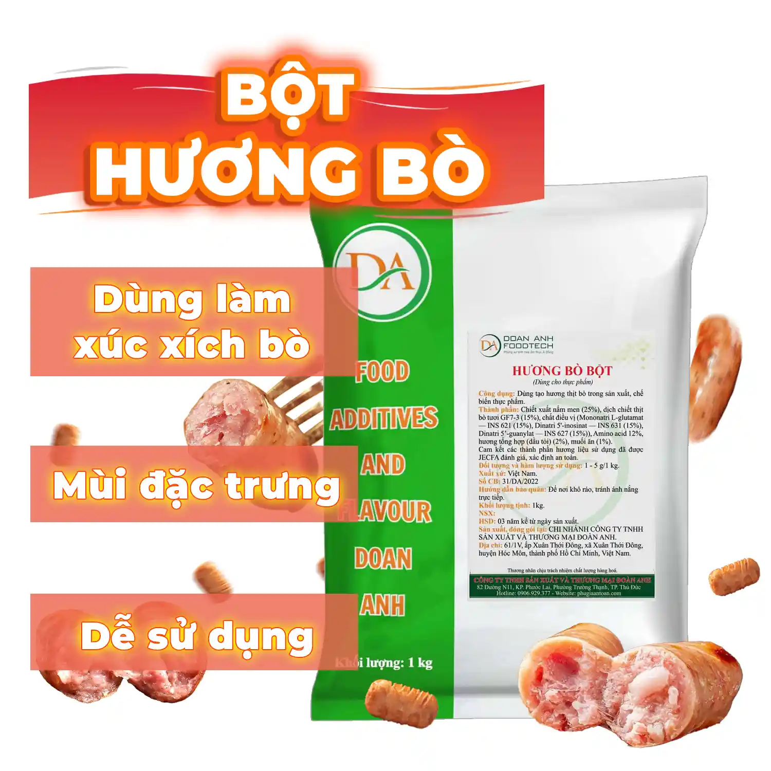 Hương bò bột