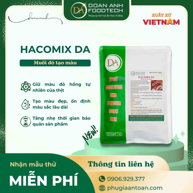 Hacomix DA - Muối đỏ tạo màu