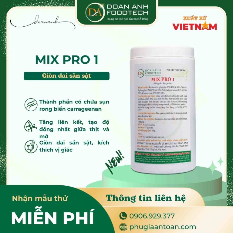Mix pro 1 - Tạo giòn dai sần sật