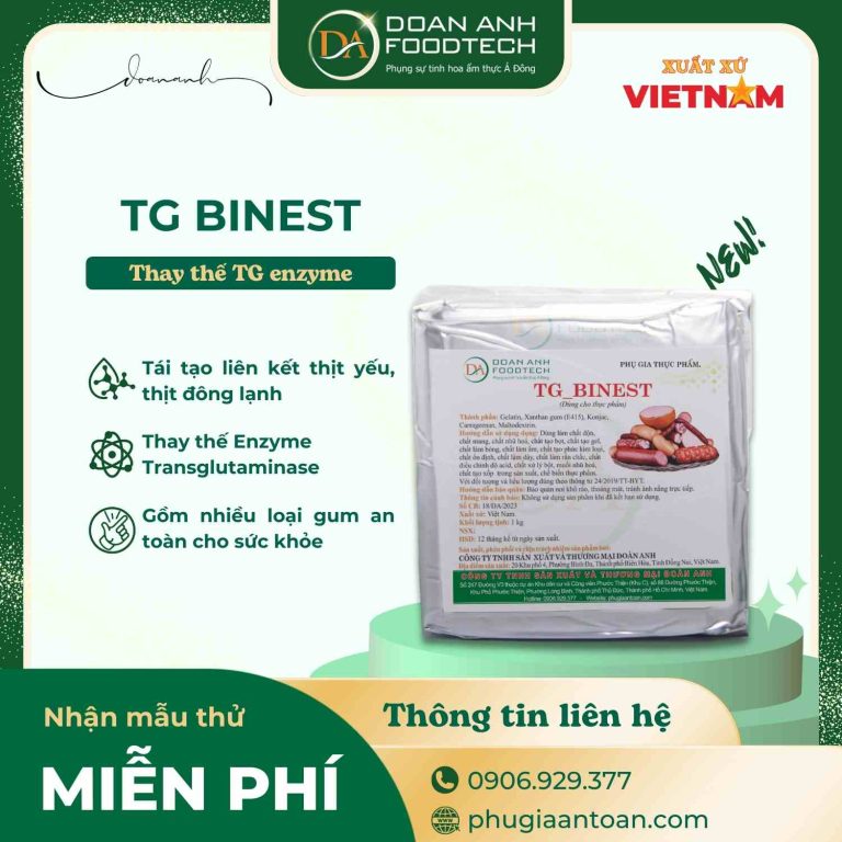 TG Binest - Thay thế TG enzyme