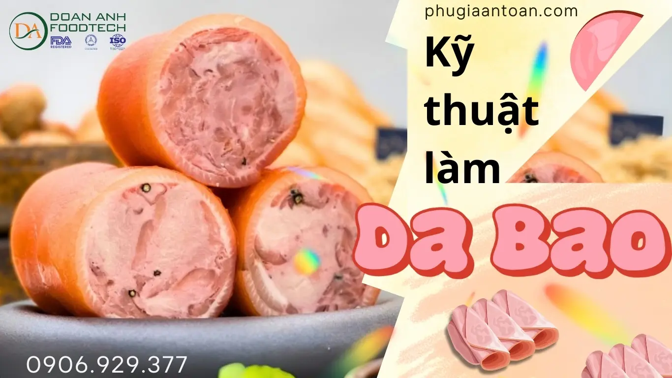 Kỹ thuật làm món da bao