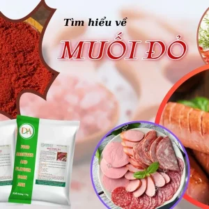 Muối đỏ tạo màu là gì? Ứng dụng của muối đỏ trong thực phẩm