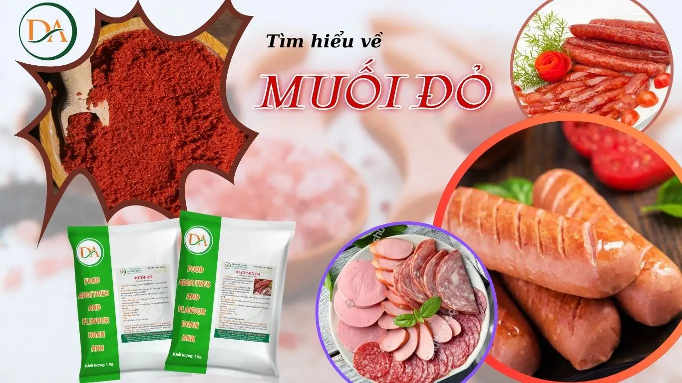 Muối đỏ tạo màu