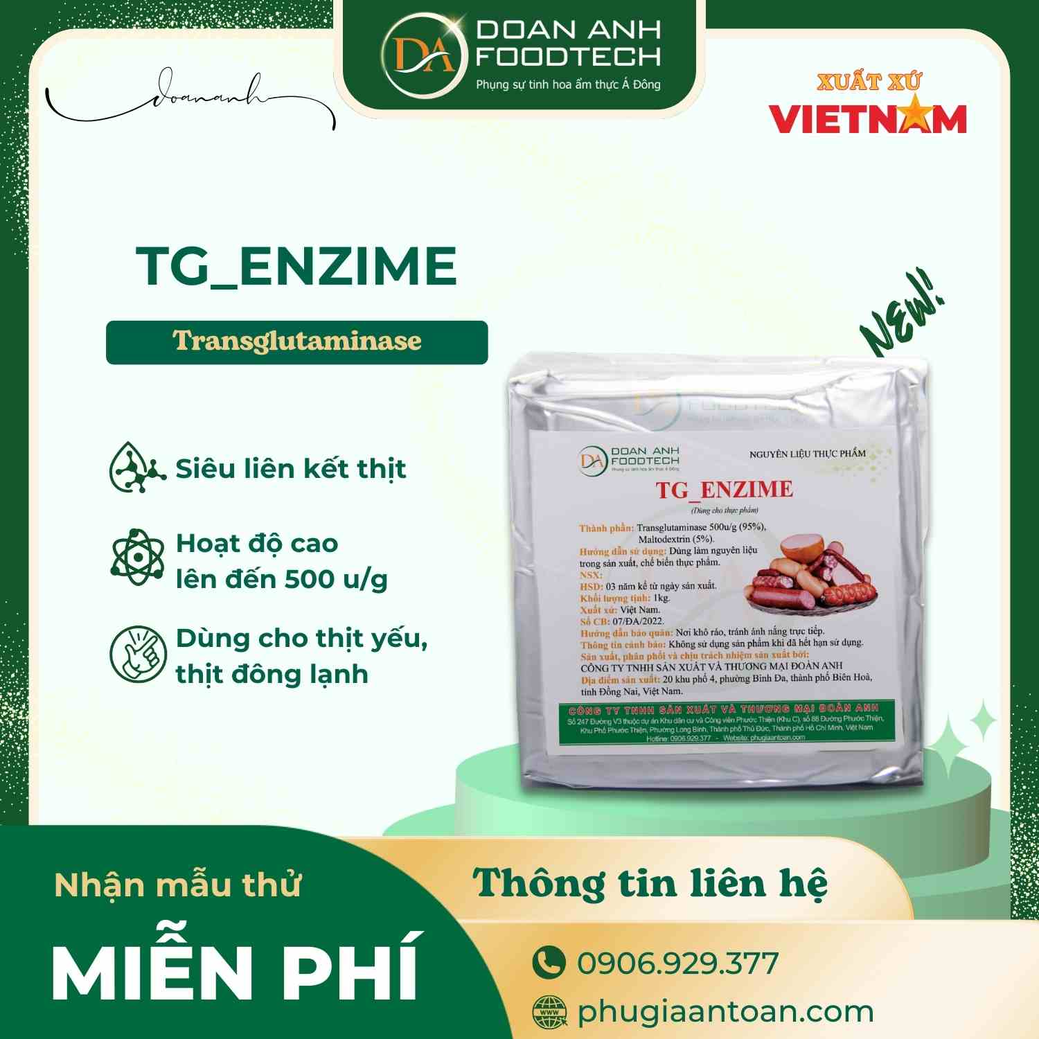 TG Enzyme - Transglutaminase
