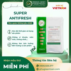 Kéo dài thời gian sử dụng, chống nấm mốc, chống nhớt, ổn định bề mặt sản phẩm, bảo quản hương vị, không bị ôi thiu, giảm sản phẩm bị tách nước, ổn định màu sắc trong chế biến thực phẩm: chả cá, chả mực, chả tôm, giò lụa, giò bò, bò viên, chả chiên, cá viên, nem chua, nem nướng, xúc xích, lạp xưởng, jampon, …