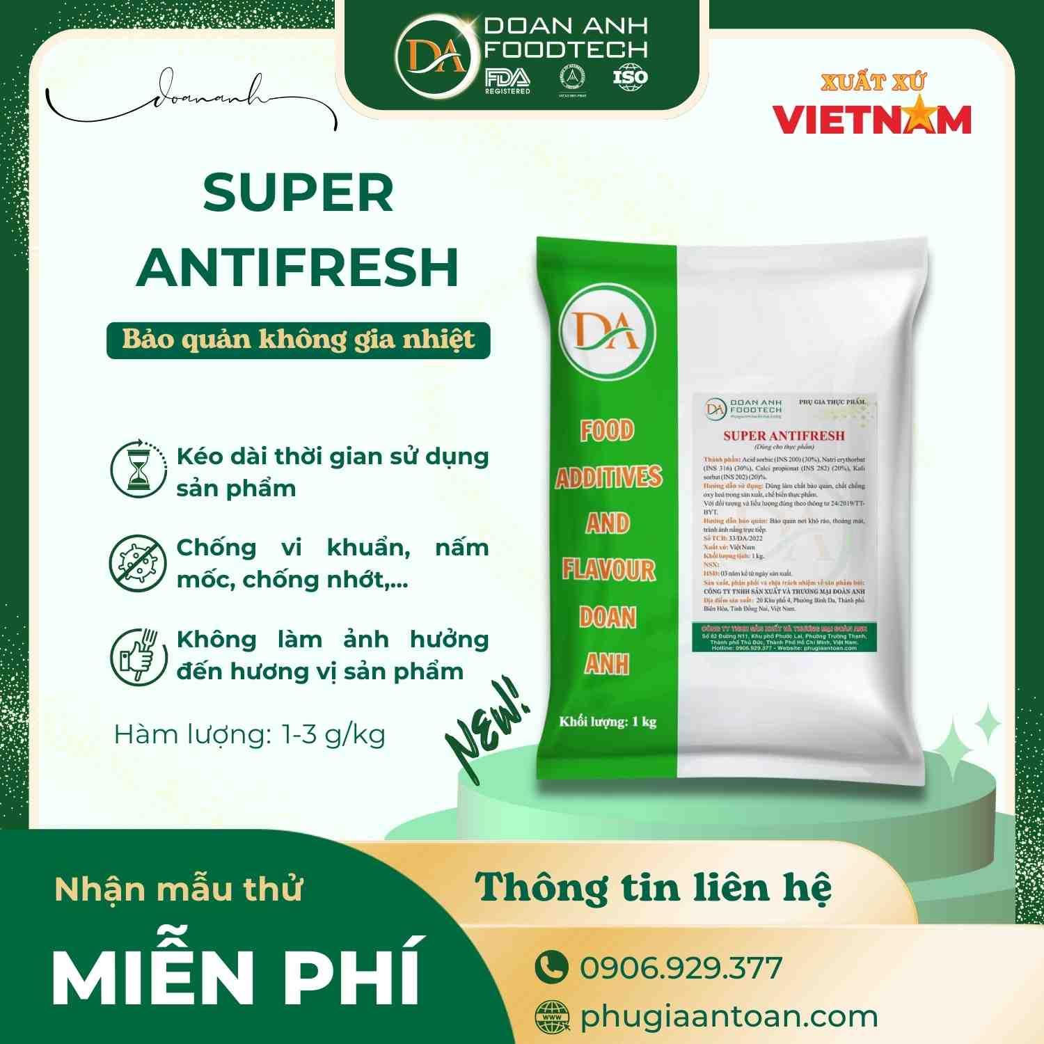 Super Antifresh - Bảo quản cao cấp