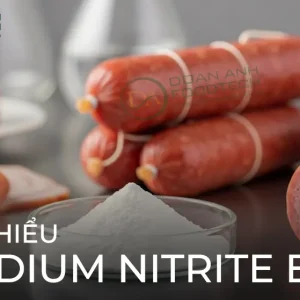 SODIUM NITRITE (INS 250): VAI TRÒ VÀ ỨNG DỤNG TRONG CÔNG NGHIỆP THỰC PHẨM