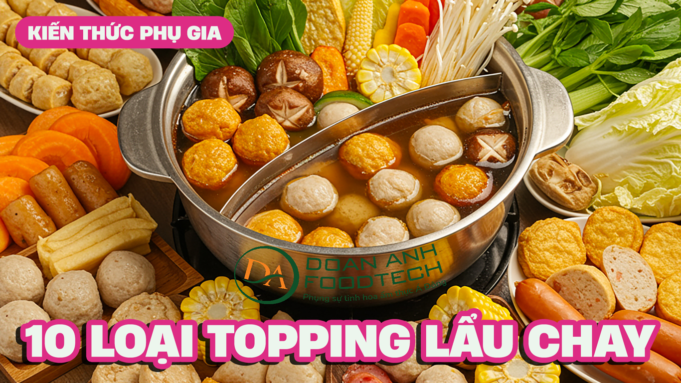 10 loại topping lẩu chay ngon