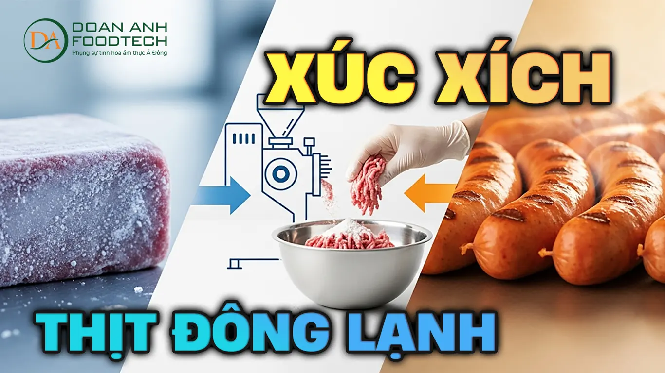 Giải pháp xúc xích từ thịt đông lạnh