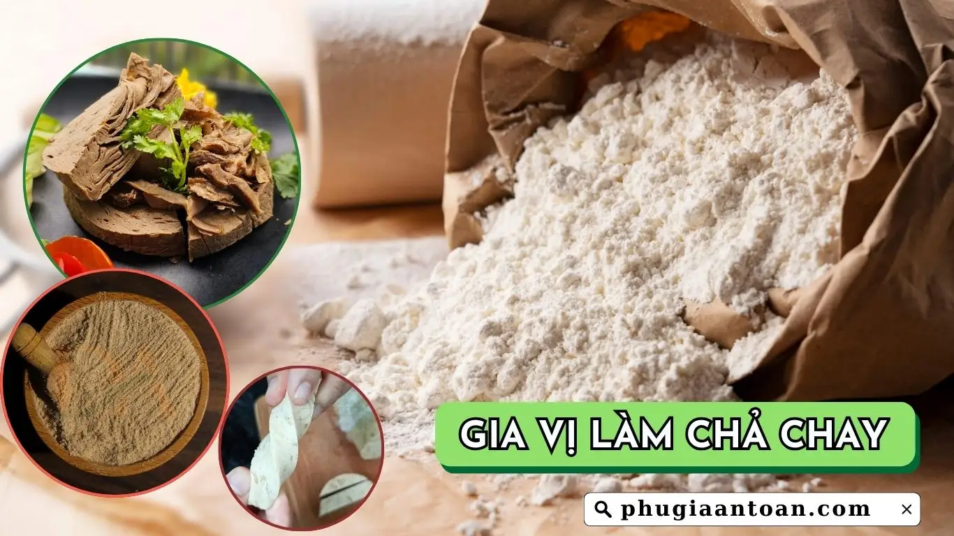 Gia vị làm chả chay
