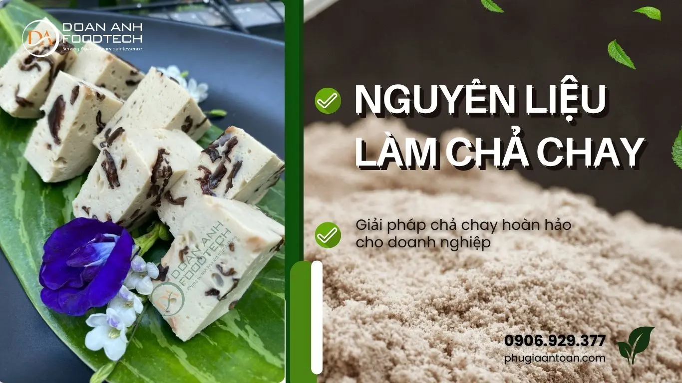 Nguyên liệu làm chả chay