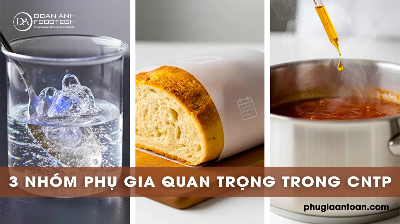 3 nhóm phụ gia quan trọng