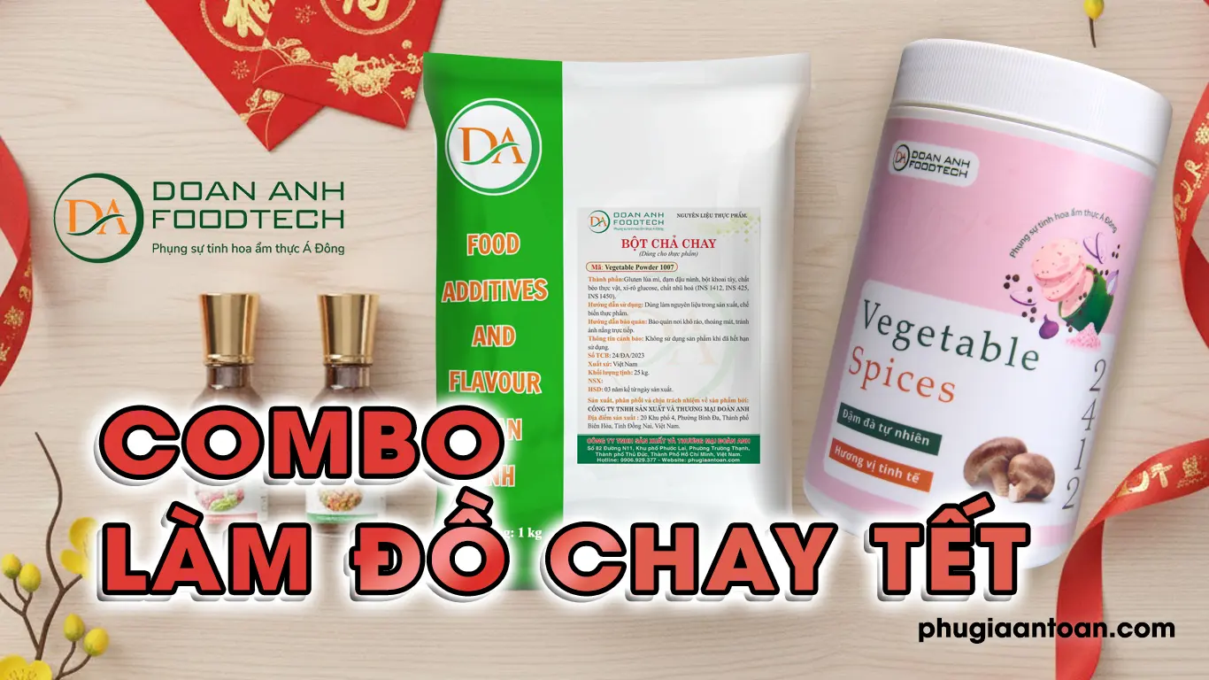 combo làm đồ chay tết
