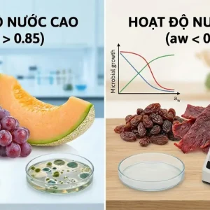 HOẠT ĐỘ NƯỚC (aw): CHỈ SỐ SỐNG CÒN TRONG CÔNG NGHỆ BẢO QUẢN THỰC PHẨM HIỆN ĐẠI