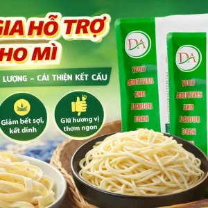 PHỤ GIA CHUYÊN DỤNG CHO MÌ SỢI TƯƠI DAI NGON BÓNG ĐẸP